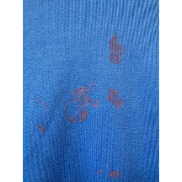 Vintage Nike Jacket Mens Small‎ Blue Pink Zip Track Bomber Athletic 80s - Picture 4 of 7